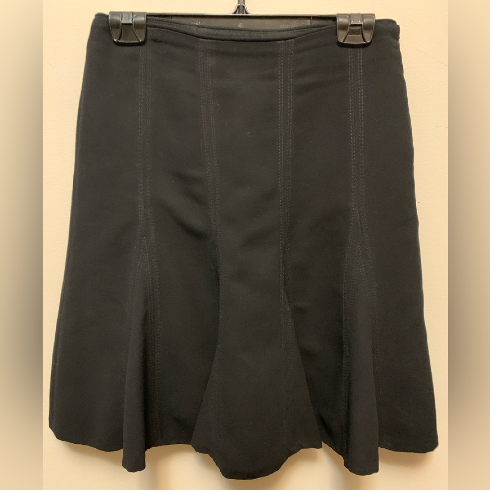 ZARA WOMAN Black Knee Length Trumpet Skirt